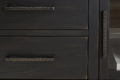 Galliden Black 80" TV Stand - Ornate Home