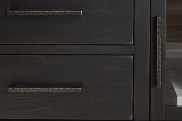 Galliden Black 80" TV Stand - Ornate Home