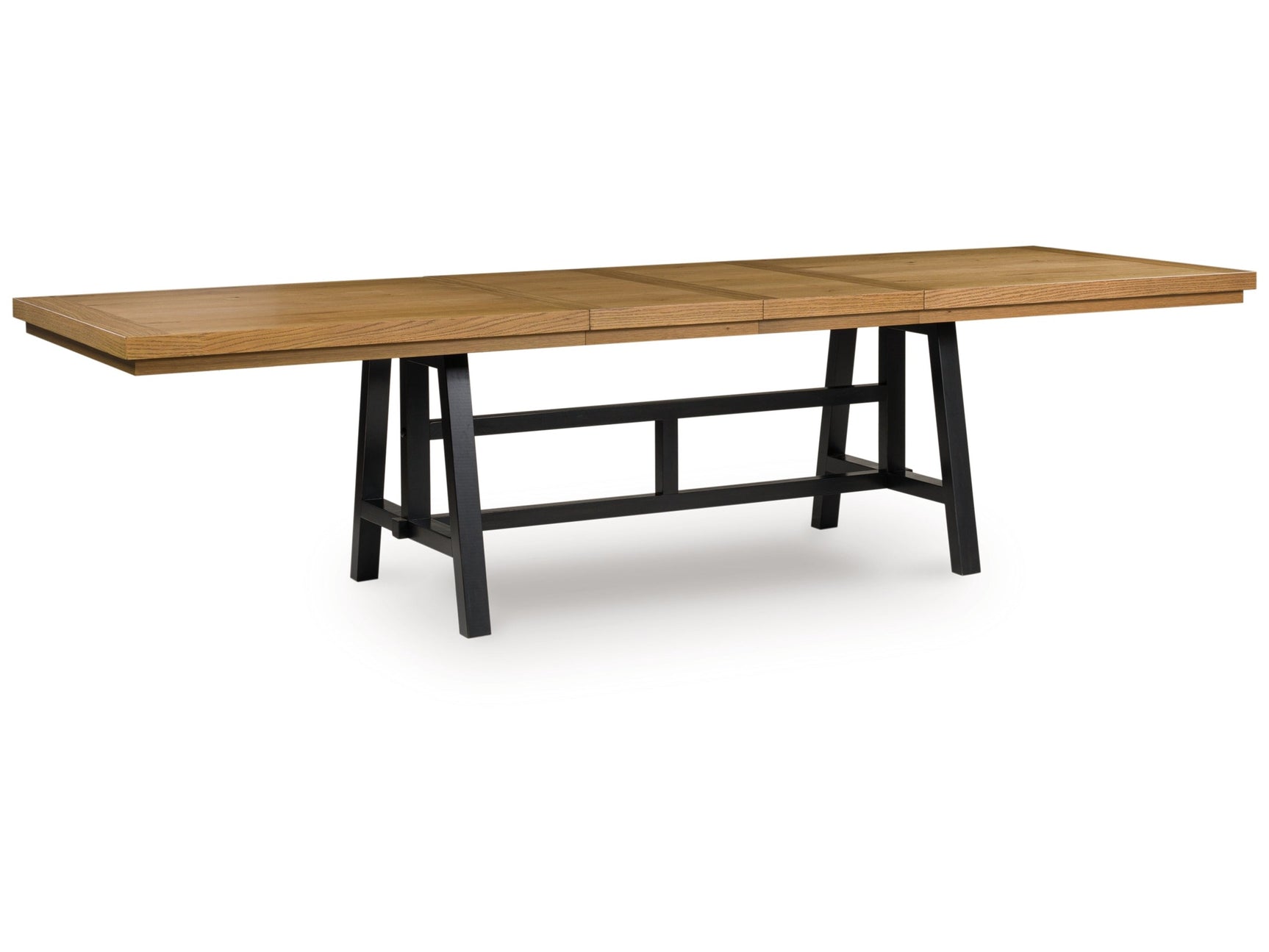 Galliden Black/Brown RECT Dining Room EXT Table - Ornate Home