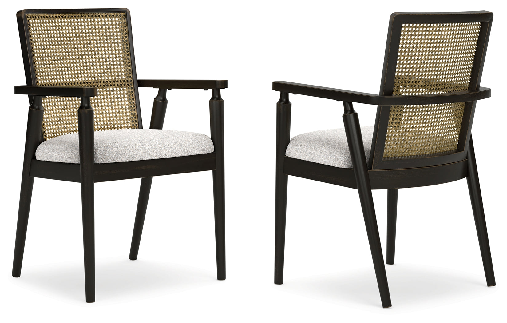 Galliden Black Dining Arm Chair (Set of 2) - Ornate Home