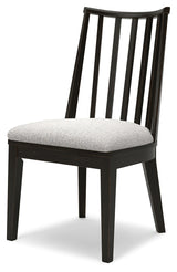 Galliden Black Dining Chair (Set of 2) - Ornate Home