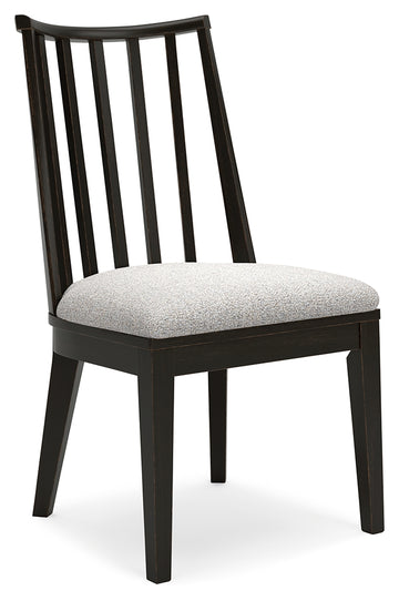 Galliden Black Dining Chair (Set of 2) - Ornate Home