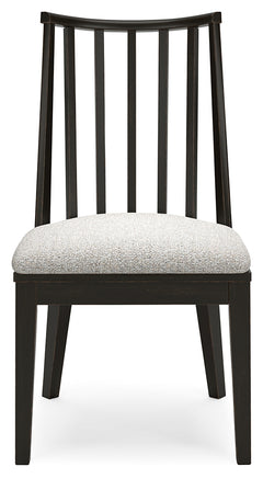 Galliden Black Dining Chair (Set of 2) - Ornate Home
