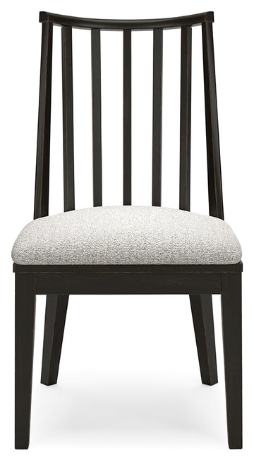 Galliden Black Dining Chair (Set of 2) - Ornate Home