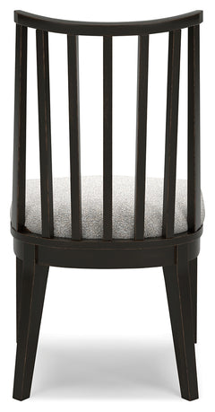 Galliden Black Dining Chair (Set of 2) - Ornate Home