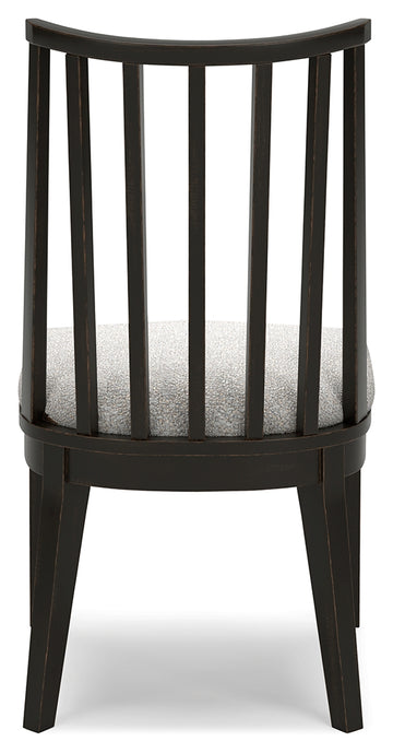 Galliden Black Dining Chair (Set of 2) - Ornate Home