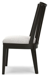 Galliden Black Dining Chair (Set of 2) - Ornate Home