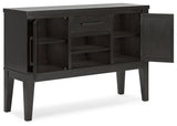 Galliden Black Dining Server (Online Special Price) - Ornate Home