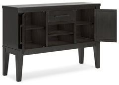 Galliden Black Dining Server - Ornate Home