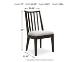 Galliden Black Dining Table and 4 Chairs - Ornate Home