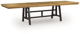 Galliden Black Extension Dining Table and 4 Chairs (Online Special Price) - Ornate Home