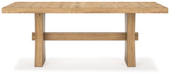 Galliden Light Brown Dining Table - Ornate Home