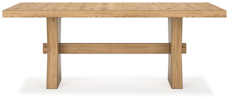 Galliden Light Brown Dining Table - Ornate Home