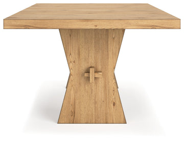 Galliden Light Brown Dining Table - Ornate Home