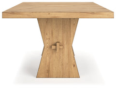 Galliden Light Brown Dining Table - Ornate Home
