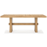 Galliden Light Brown Dining Table and 8 Chairs - Ornate Home