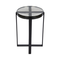 Gallie Black Accent Table - Ornate Home