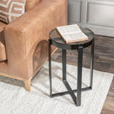 Gallie Black Accent Table - Ornate Home