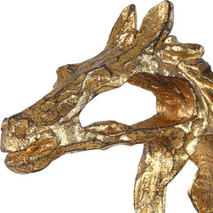 Gallop Gold Sculpture - Ornate Home
