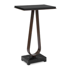 Galloway Black/Bronze Minimalist Accent Table - Ornate Home