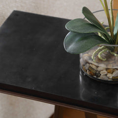 Galloway Black/Bronze Minimalist Accent Table - Ornate Home