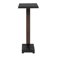 Galloway Black/Bronze Minimalist Accent Table - Ornate Home