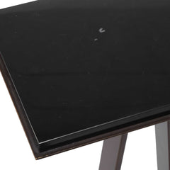 Galloway Black/Bronze Minimalist Accent Table - Ornate Home