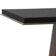 Galloway Black/Bronze Minimalist Accent Table - Ornate Home