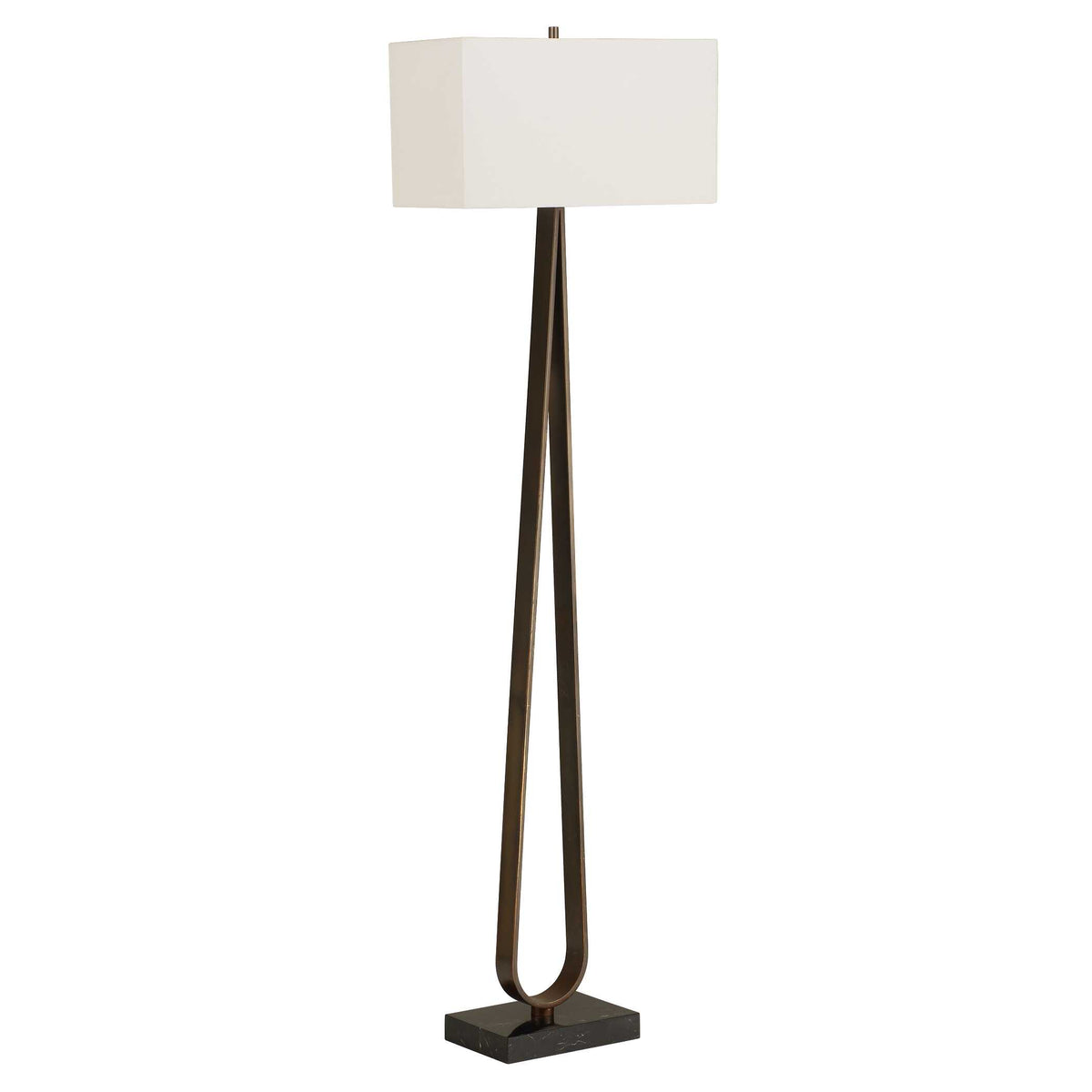 Galloway Bronze Minimalist Floor Lamp - Ornate Home