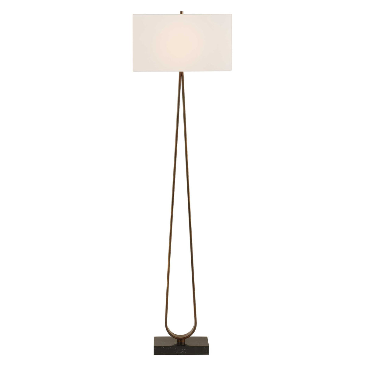 Galloway Bronze Minimalist Floor Lamp - Ornate Home