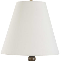 Gallus Brown/Woodtone Wood Spheres Table Lamp - Ornate Home