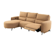 Galten Brown Right-Facing Power Sectional - Ornate Home