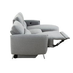 Galten Gray Left-Facing Power Sectional - Ornate Home
