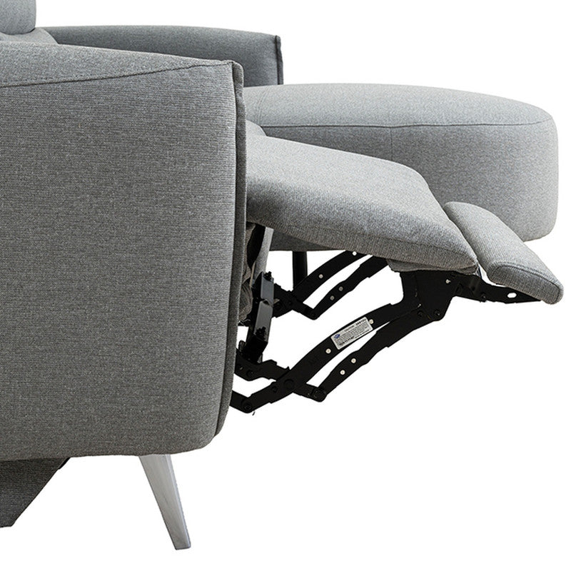 Galten Gray Left-Facing Power Sectional - Ornate Home