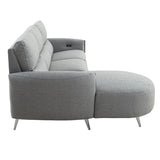Galten Gray Right-Facing Power Sectional - Ornate Home