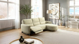 Galten Latte Left-Facing Power Sectional - Ornate Home