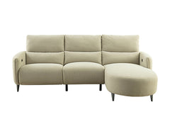 Galten Latte Left-Facing Power Sectional - Ornate Home