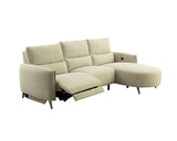 Galten Latte Left-Facing Power Sectional - Ornate Home