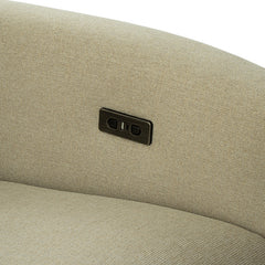 Galten Latte Right-Facing Power Sectional - Ornate Home