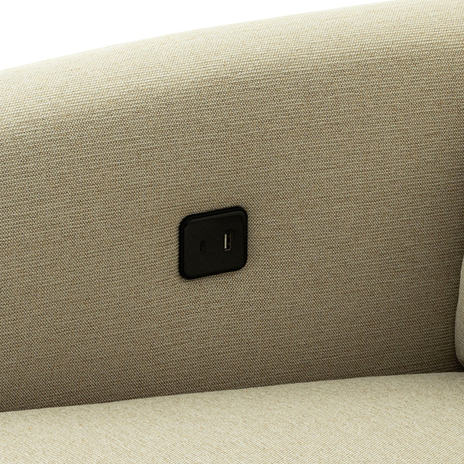 Galten Latte Left-Facing Power Sectional - Ornate Home