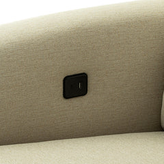 Galten Latte Left-Facing Power Sectional - Ornate Home