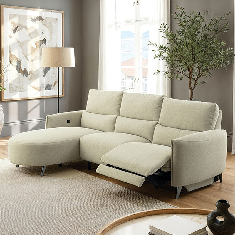Galten Latte Right-Facing Power Sectional - Ornate Home