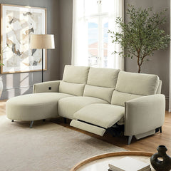 Galten Latte Right-Facing Power Sectional - Ornate Home