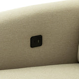 Galten Latte Right-Facing Power Sectional - Ornate Home