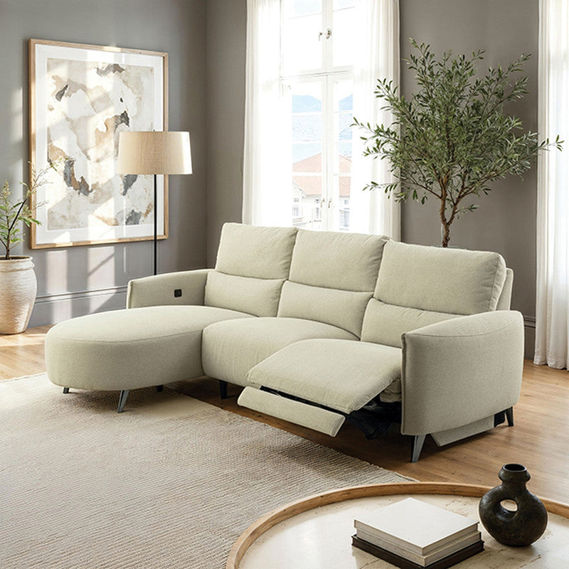 Galten Latte Right-Facing Power Sectional - Ornate Home