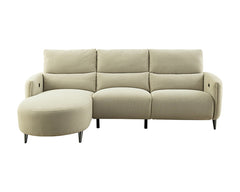 Galten Latte Right-Facing Power Sectional - Ornate Home