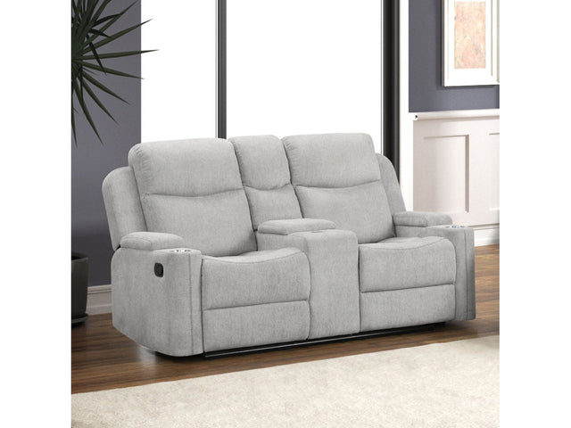 Galya Light Gray Motion Sofa - Ornate Home