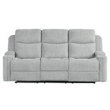 Galya Light Gray Motion Sofa - Ornate Home