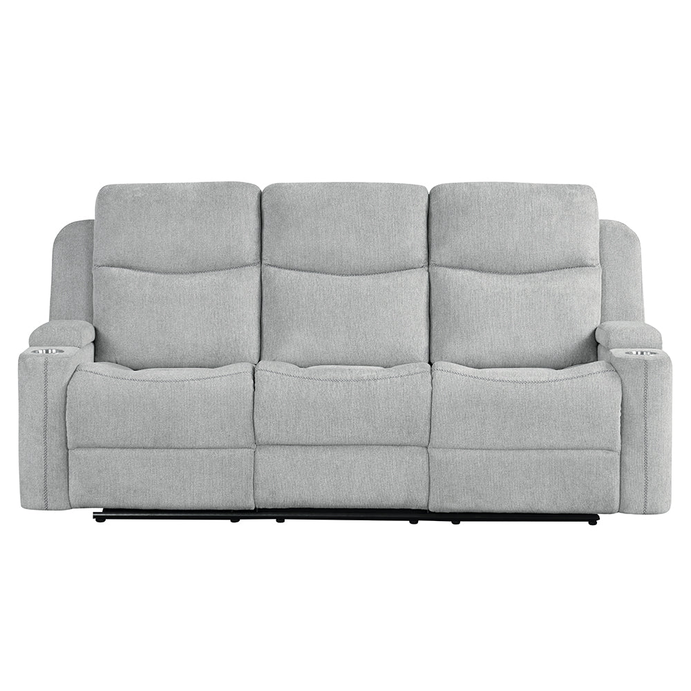 Galya Light Gray Motion Sofa - Ornate Home