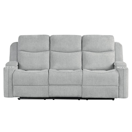 Galya Light Gray Motion Sofa - Ornate Home